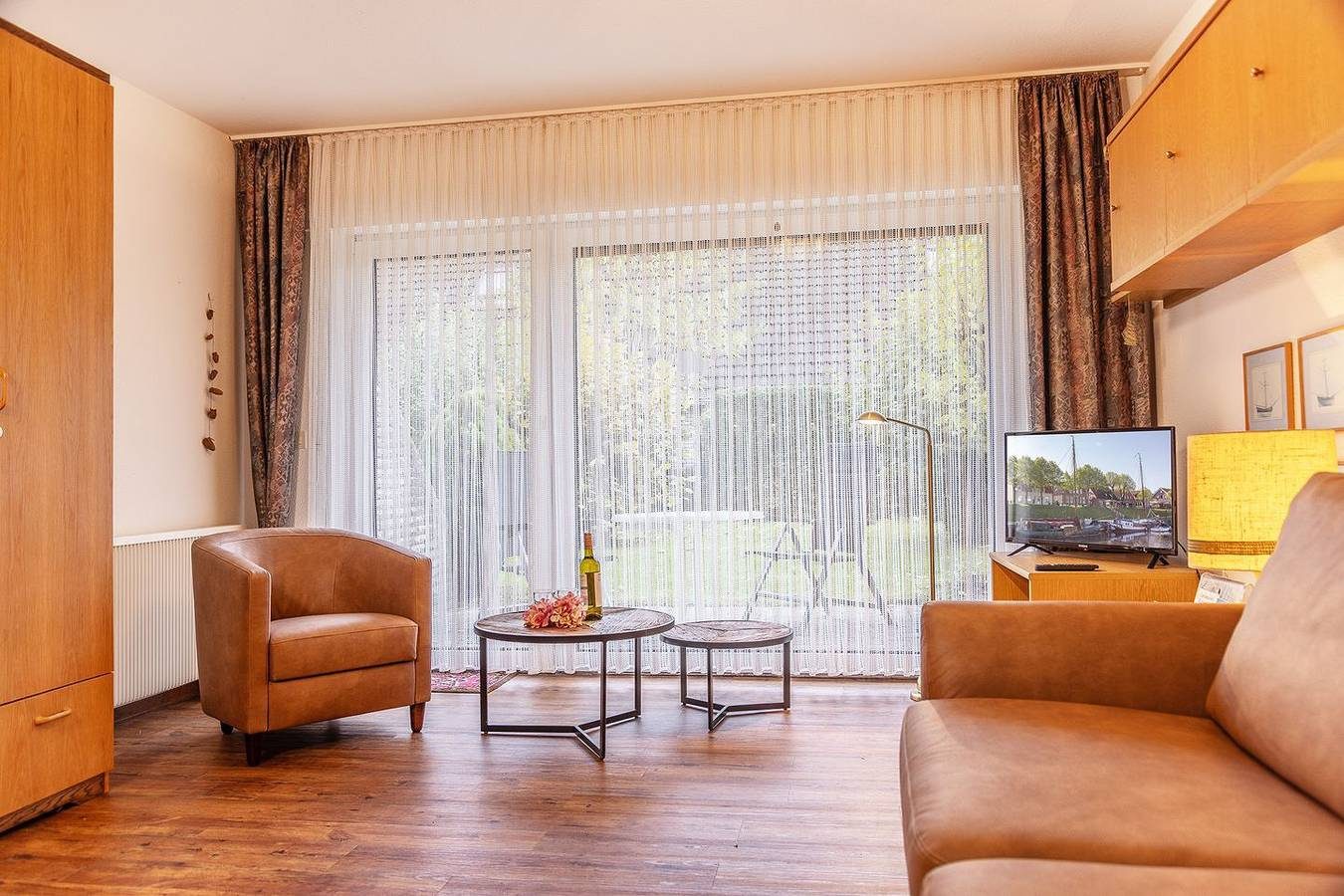 Anmutig und neuzeitlich: Diese niedlich eingerichtete Erdgeschoss-Suite von ca. 40 qm befindet sich in Strandnähe und kann 2 Personen beherbergen. — Bild 4