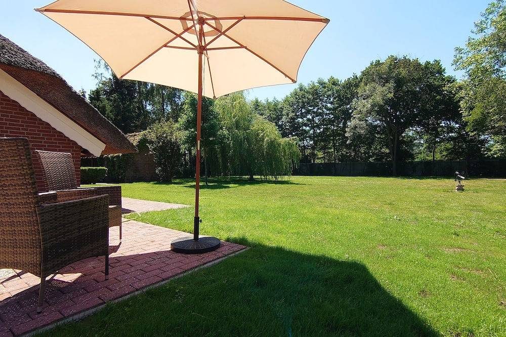 Reetdach Ferienwohnung De Tuun -  Landhaus Lübbertsfehn Ostfriesland Nordsee — Bild 4