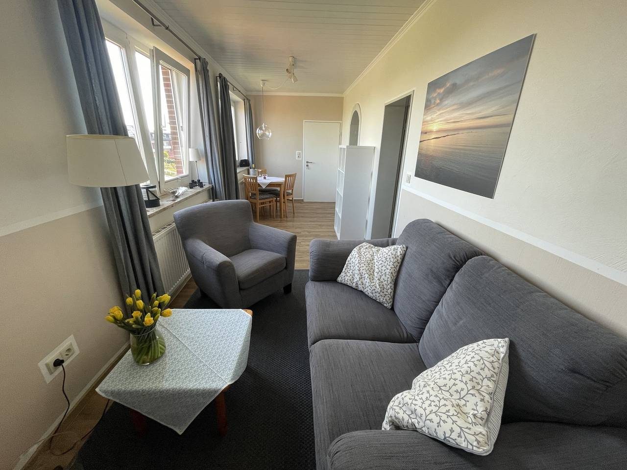 Ferienwohnung 'Sonnenuntergang' mit Meerblick, privater Terrasse und Wlan — Bild 4