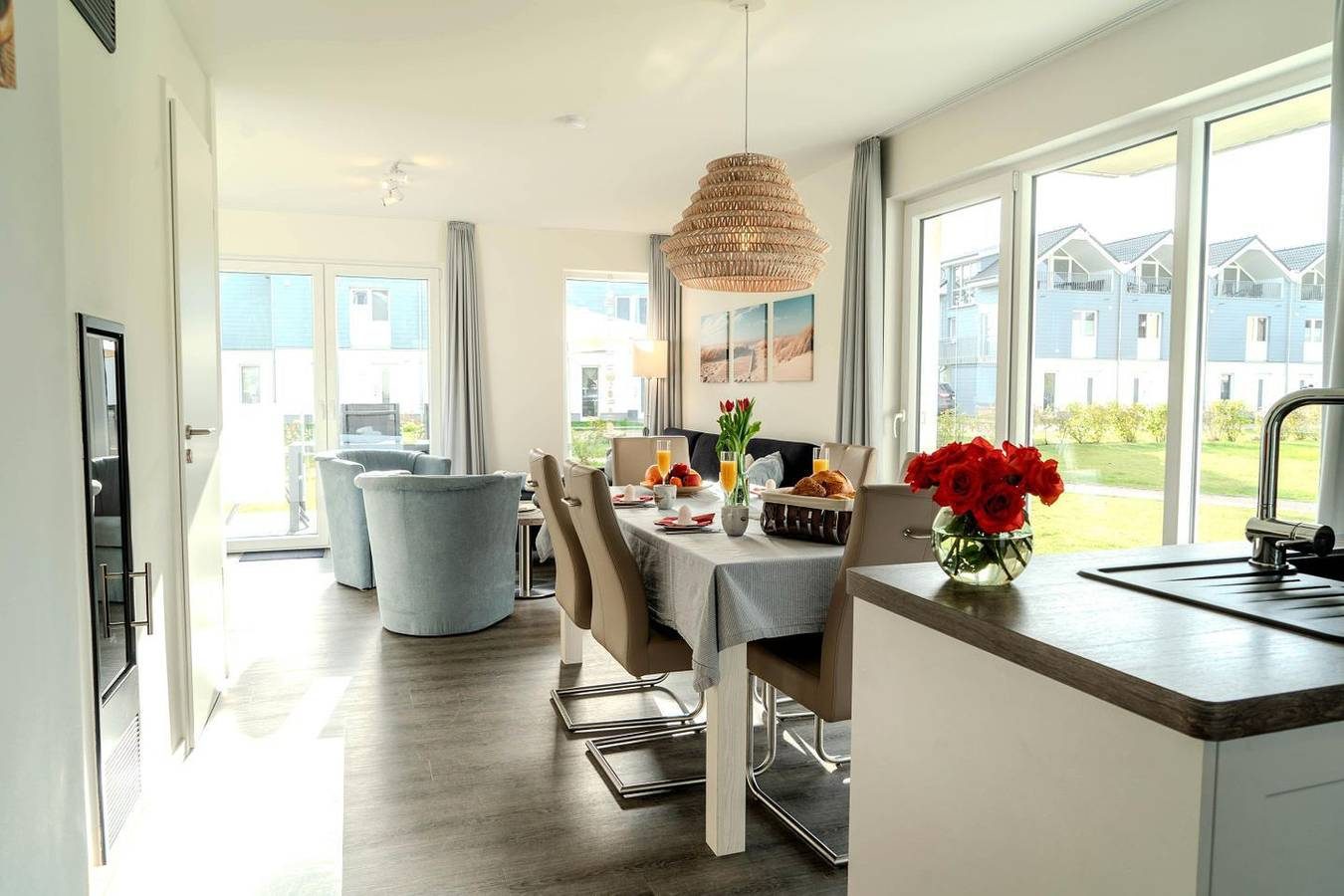 Ferienhaus Austernfischer für 6 Personen: Meerblick und private Sauna — Bild 2