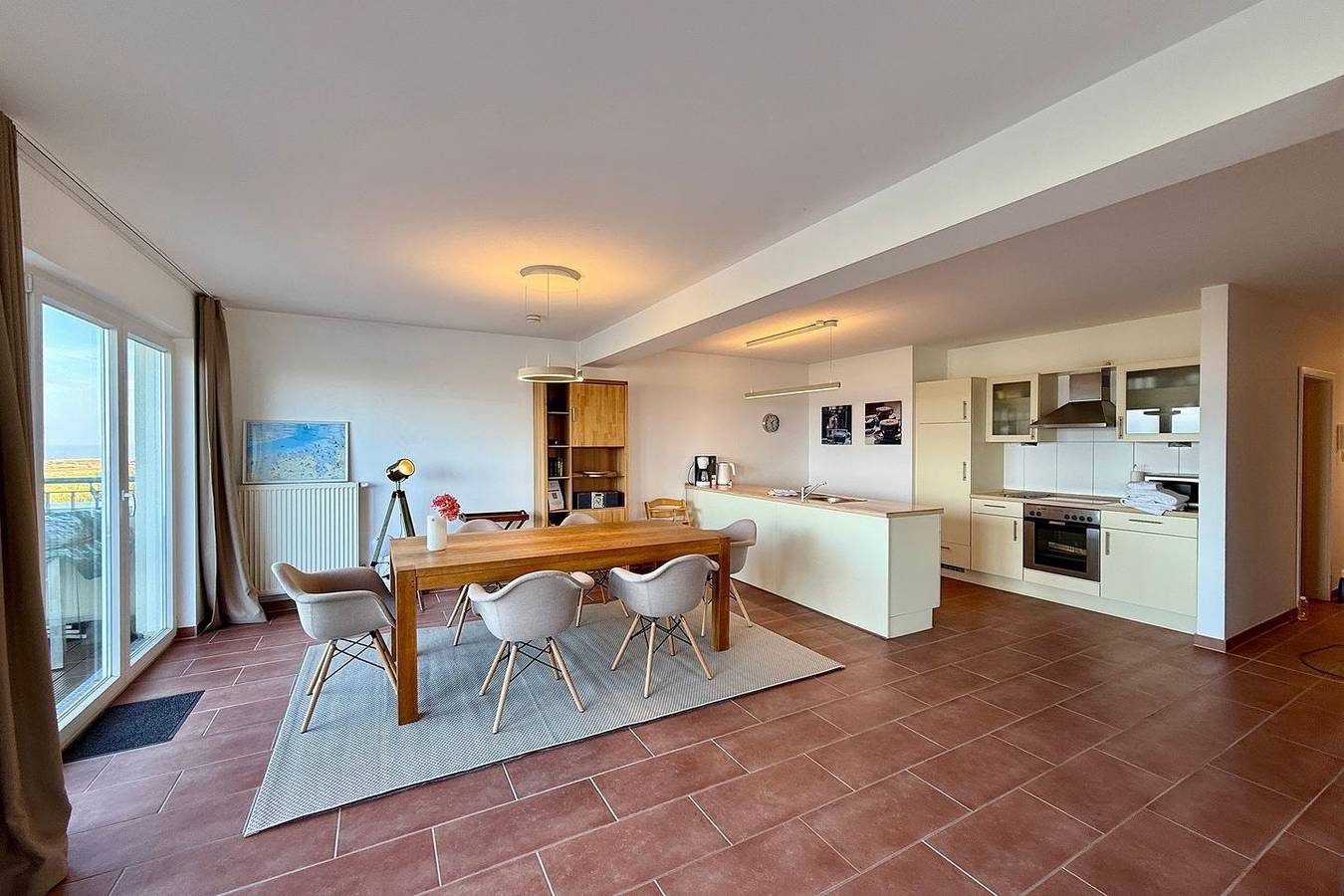 Tolles Penthouse mit 54 qm großer Dachterrasse, Meerblick, Sauna und Hot-Tub! — Bild 3