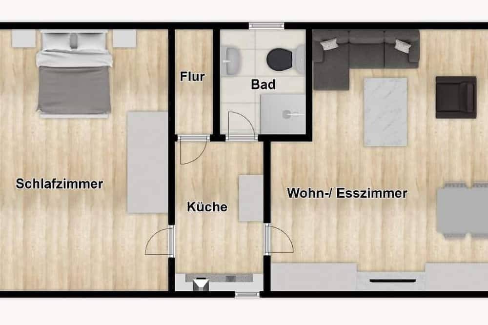 Komfortable Ferienwohnung mit Garten und Terrasse — Bild 4