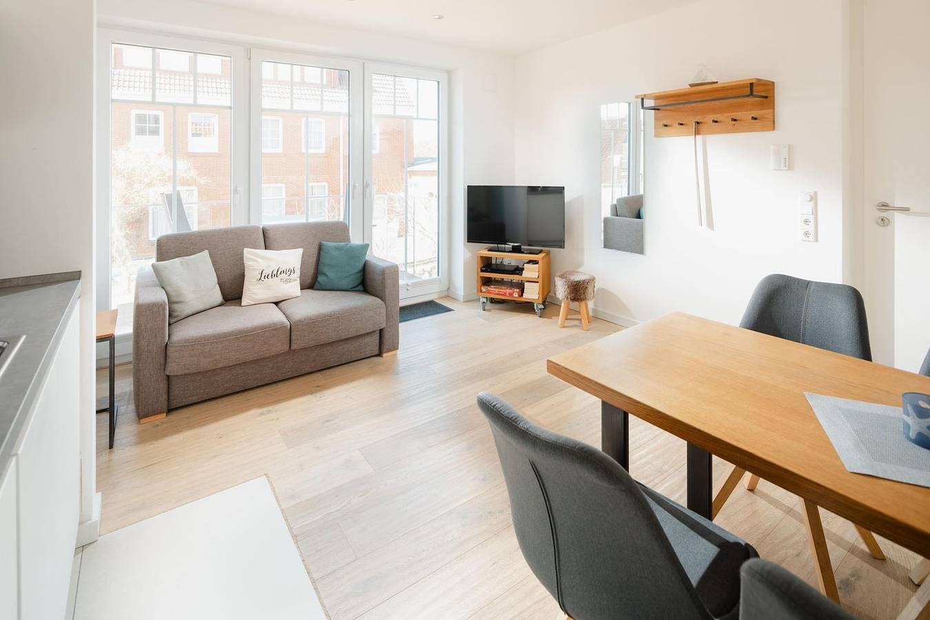 Moderne Ferienwohnung für 2 Personen, Neubau in Strandnähe