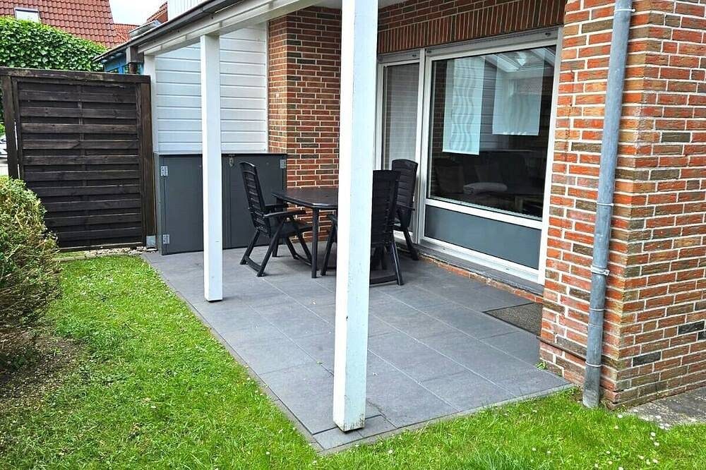 strandnahe Ferienwohnung in Norddeich mit Terrasse und Garten für bis zu 3 Perso — Bild 2