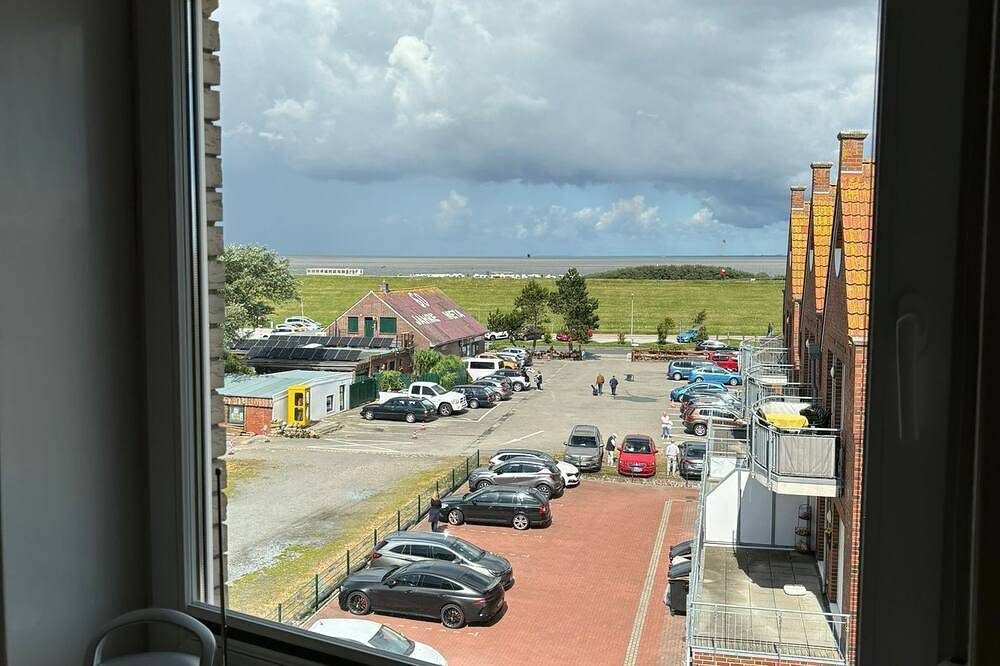 Frisch renovierte Ferienwohnung mit bester Sicht auf Deich, Strand und Inseln — Bild 5