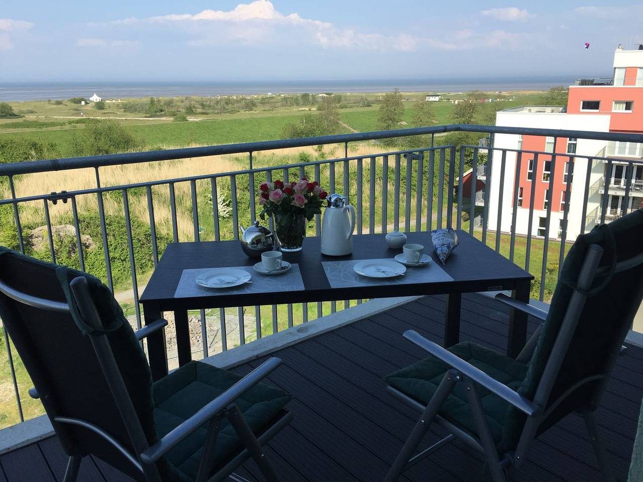 Traumferienwohnung mit einem atemberaubenden Meeresblick und privater Sauna