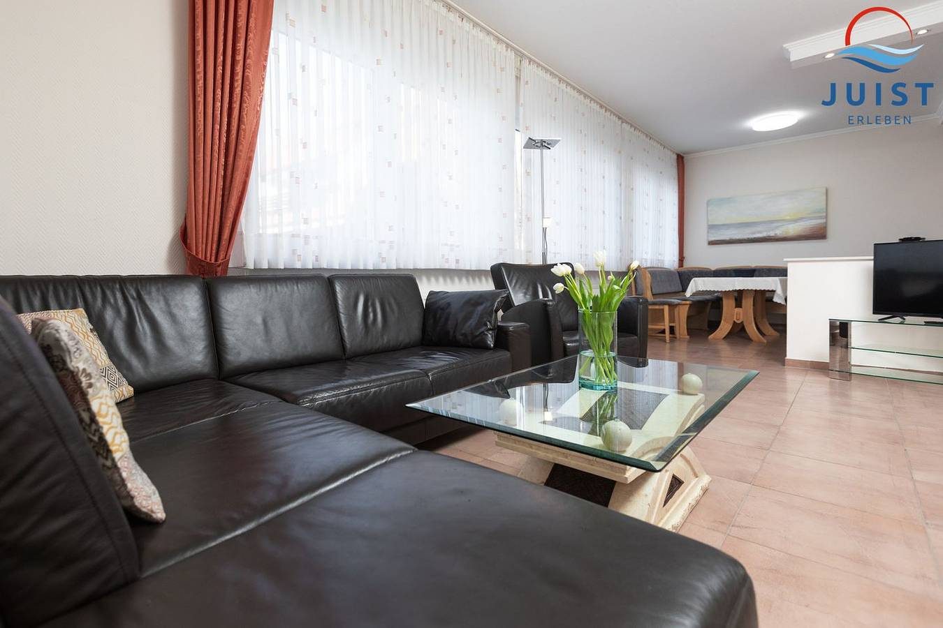 Familienfreundliche Ferienwohnung mit Terrasse im ruhigen Ostdorf