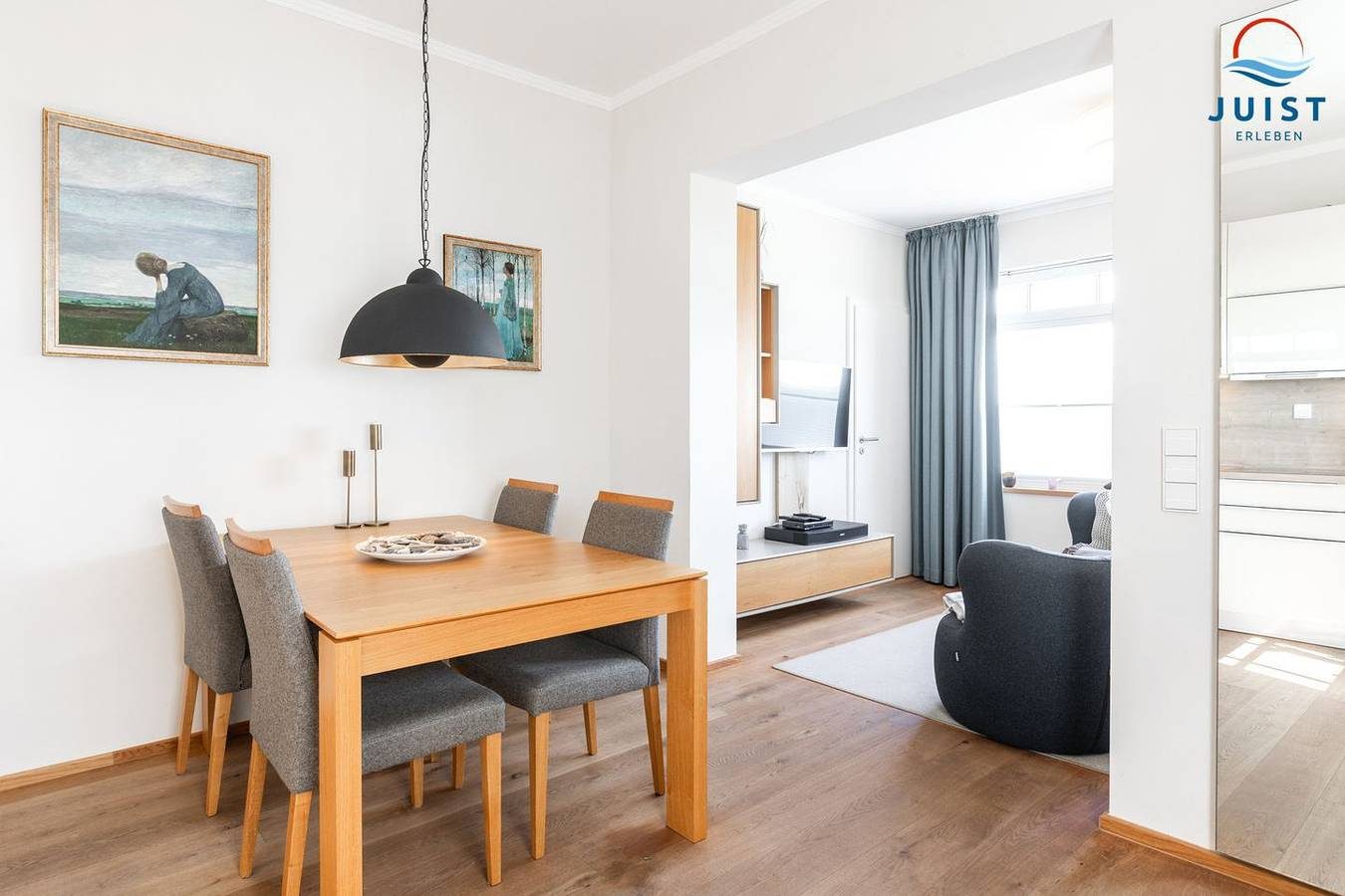 Familienfreundliche moderne Ferienwohnung mit Terrasse direkt am Wattenmeer — Bild 2