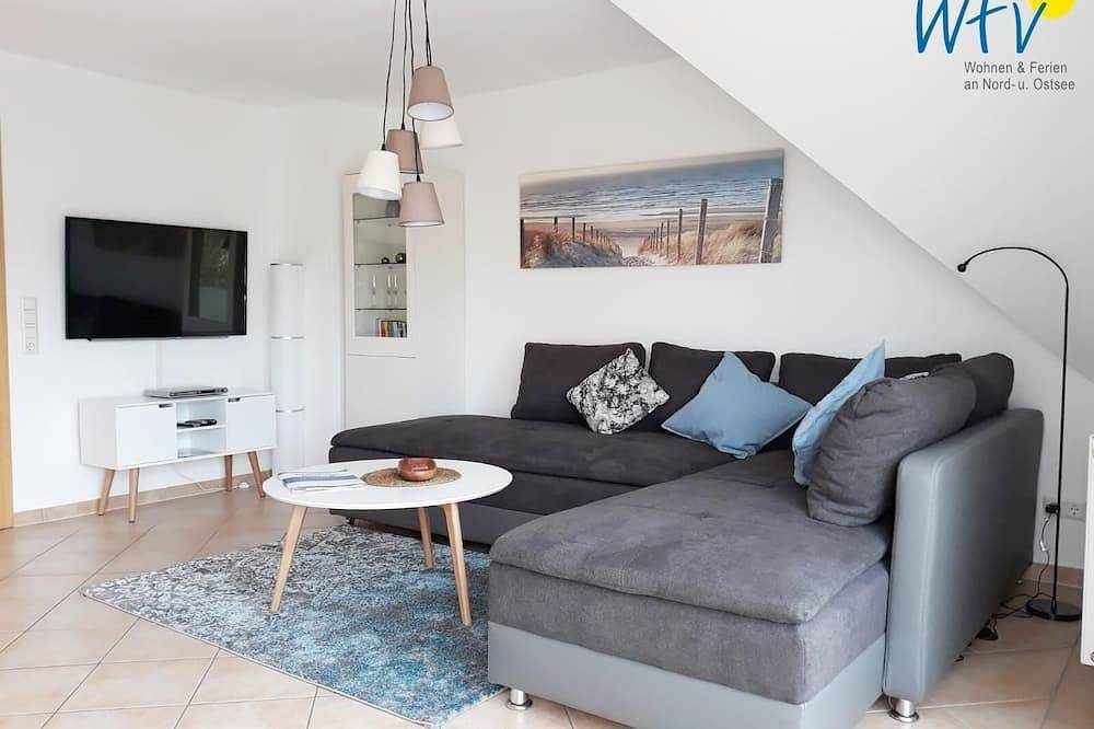 Insel Borkum: Ferienwohnung mit sonnigem Balkon