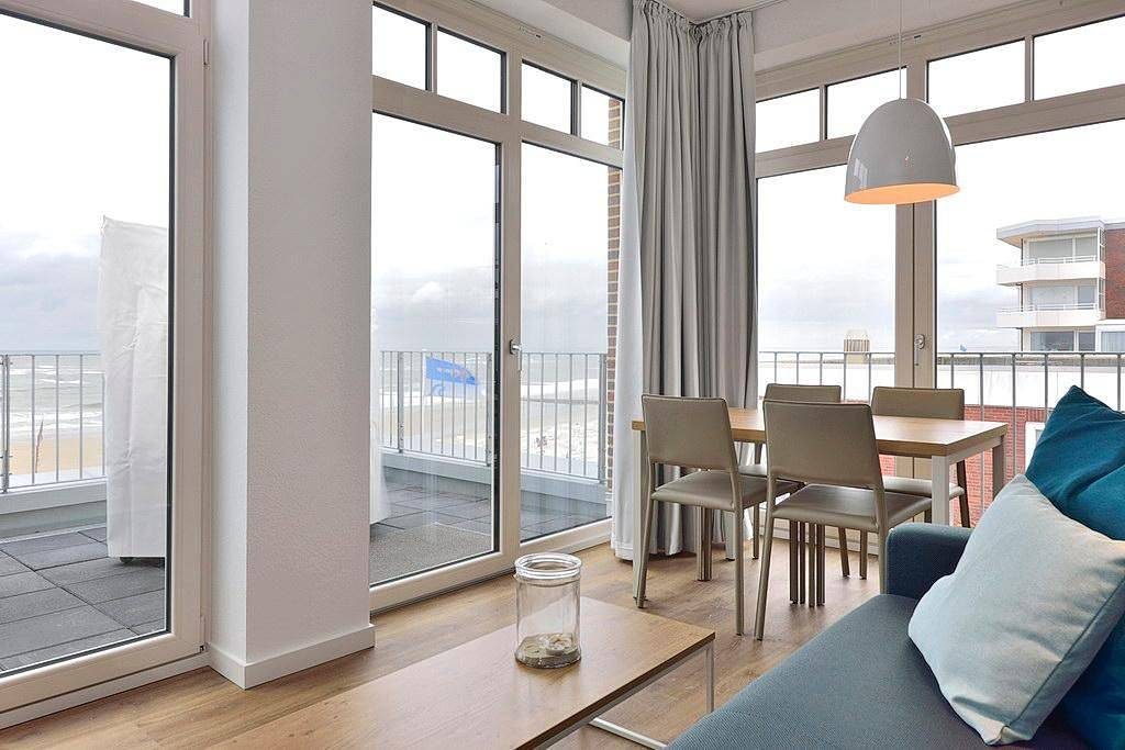 Tolles Apartment am Nordseestrand mit direktem Meerblick, Balkon und Strandkorb! — Bild 2