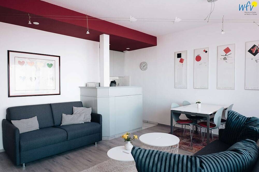 Borkum – Ferienwohnung mit West-Balkon für 2 Personen