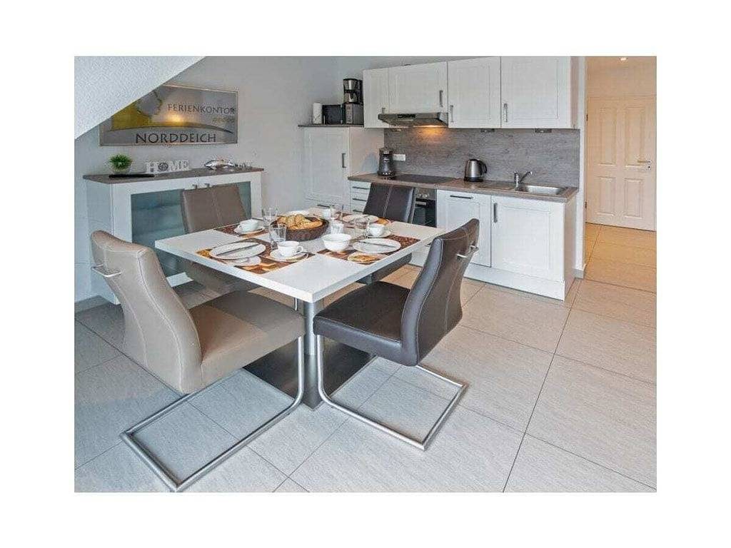 Deichblick: Ferienwohnung Deichoase in Norden