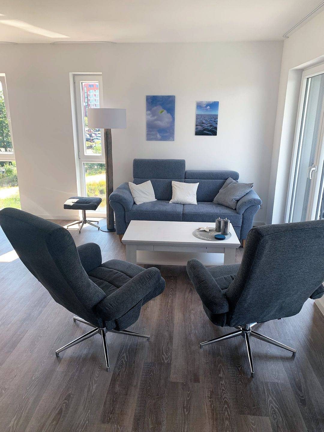 Moderne, hochwertige Ferienwohnung, Sauna, großer Balkon, strandnah — Bild 2