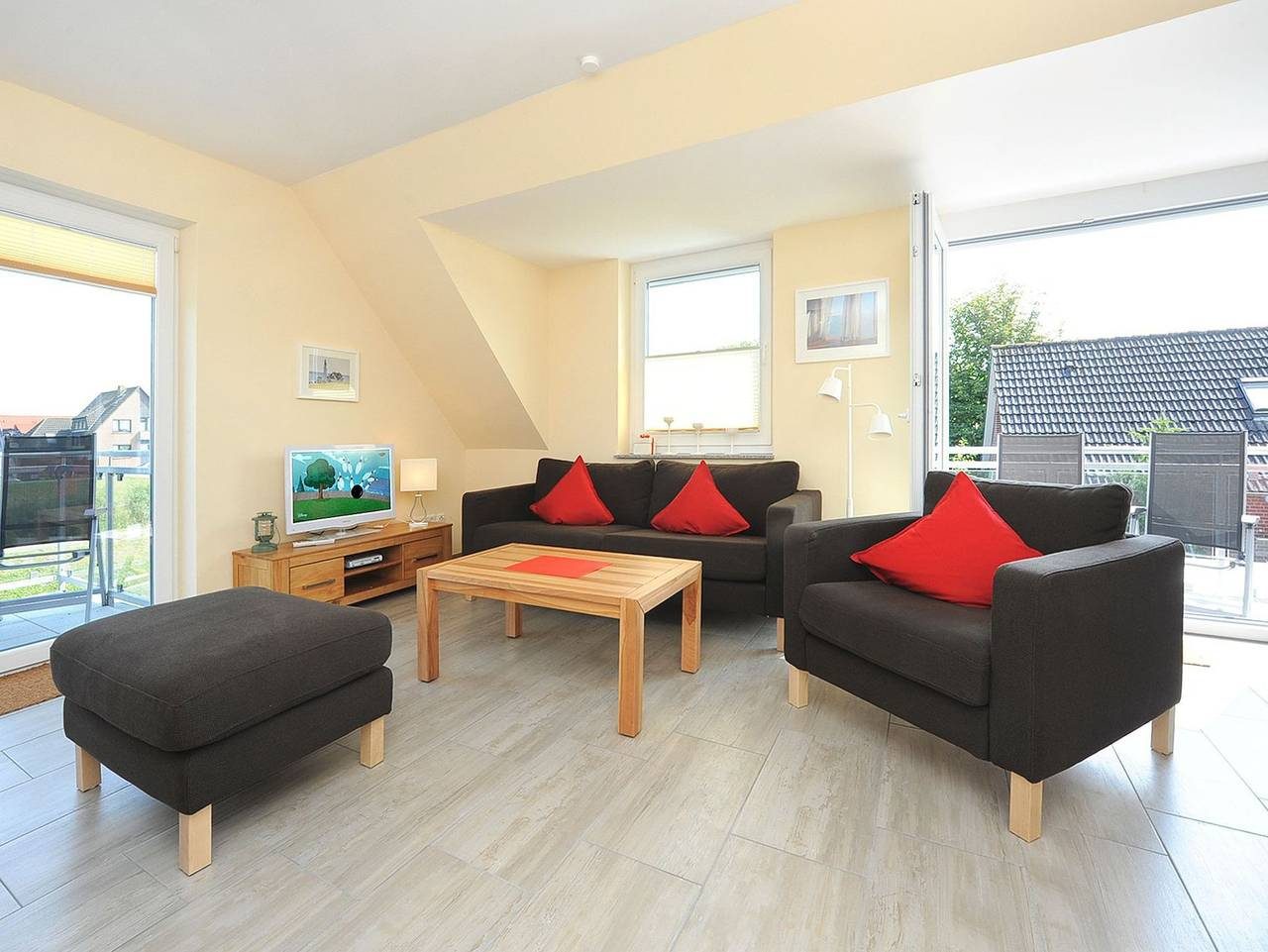 besondere Aussicht - Ferienwohnung Deichblick — Bild 3