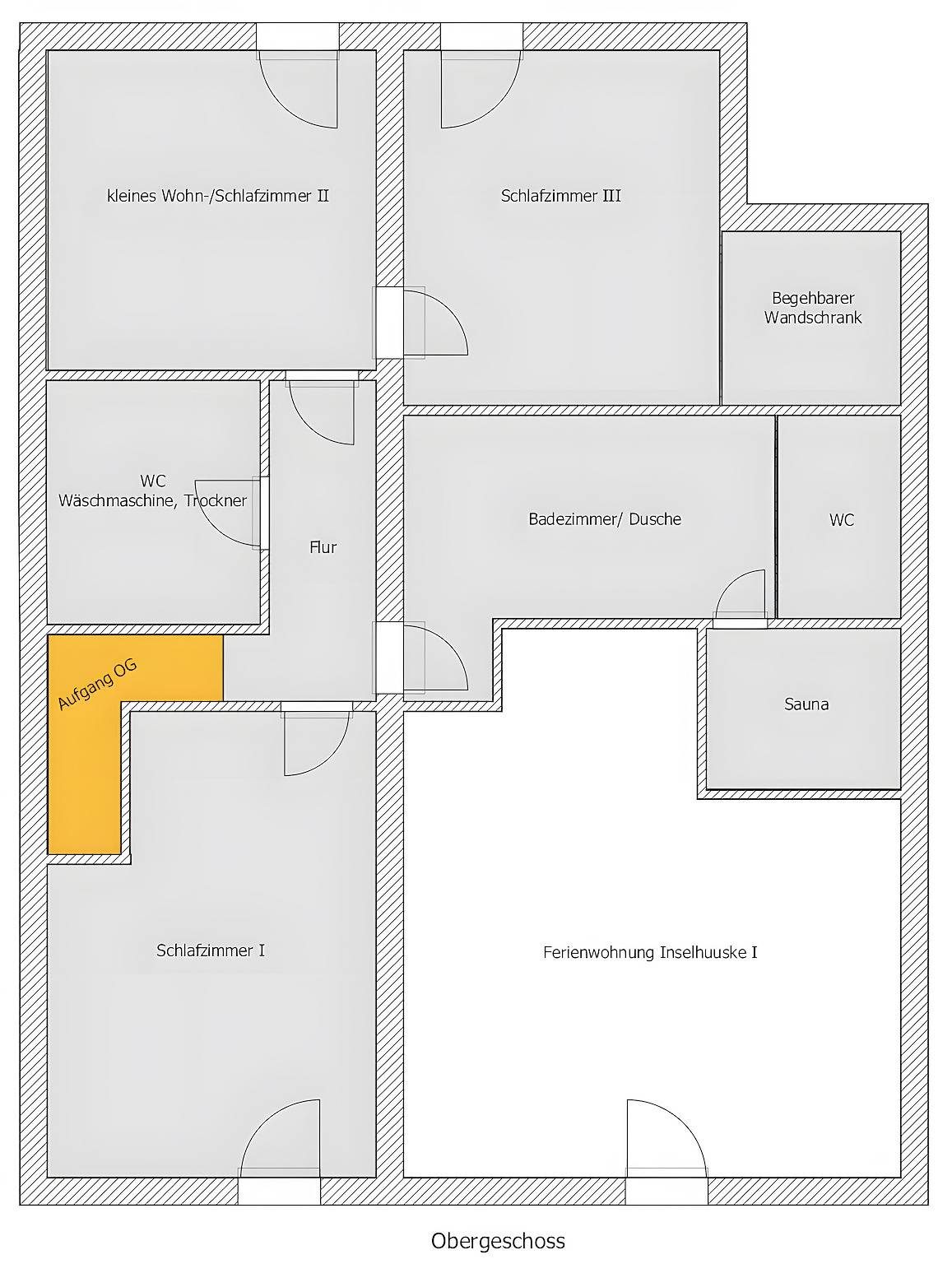 Ferienwohnung 'Inselhuuske I I' mit privater Terrasse, privatem Garten und Wi-Fi — Bild 5