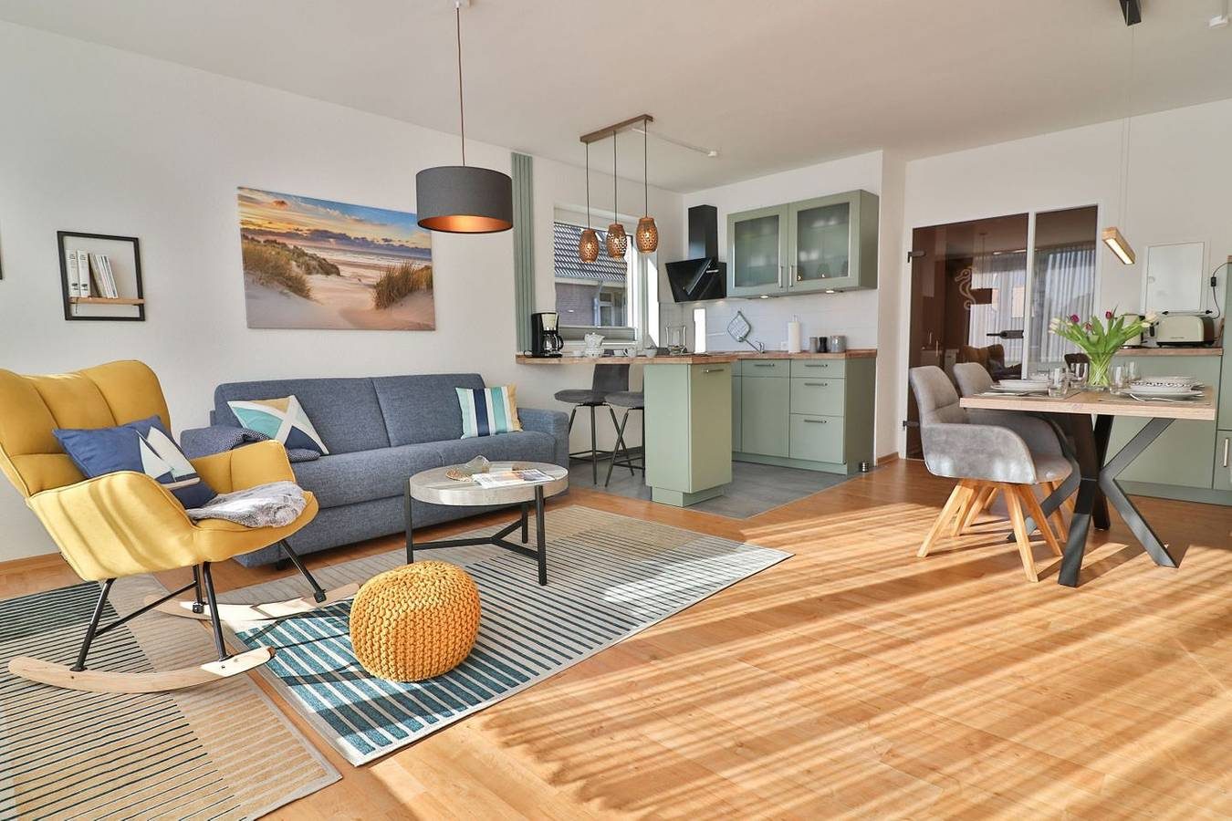 Langeoog – Ferienwohnung Strandleben für 3 Personen