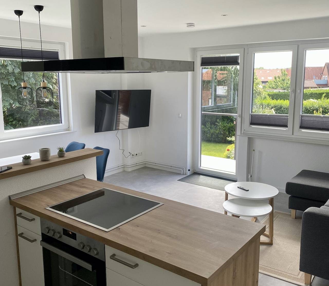 Ferienwohnung Brandung - Haus Seeschwalbe - Ferienwohnung Brandung mit 50qm, 1 Schlafzimmer, Balkon mit Blick in Garten, max. 2 Personen