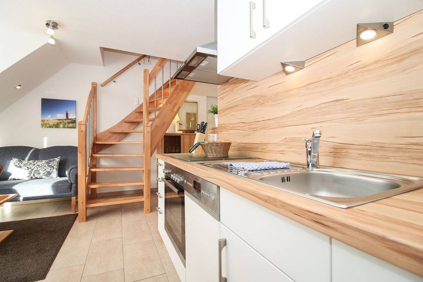 Austernperle, exklusive Ferienwohnung, Balkon in Südwestlage. — Bild 5
