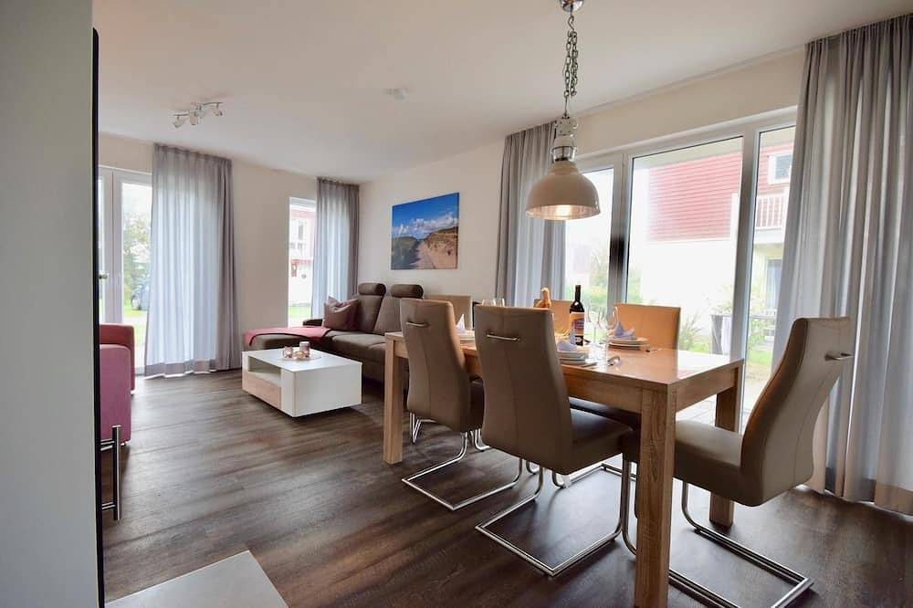 Hochwertiges Ferienhaus Strandnah, Süd-Terrasse, Loggia mit Meerblick, Sauna — Bild 5