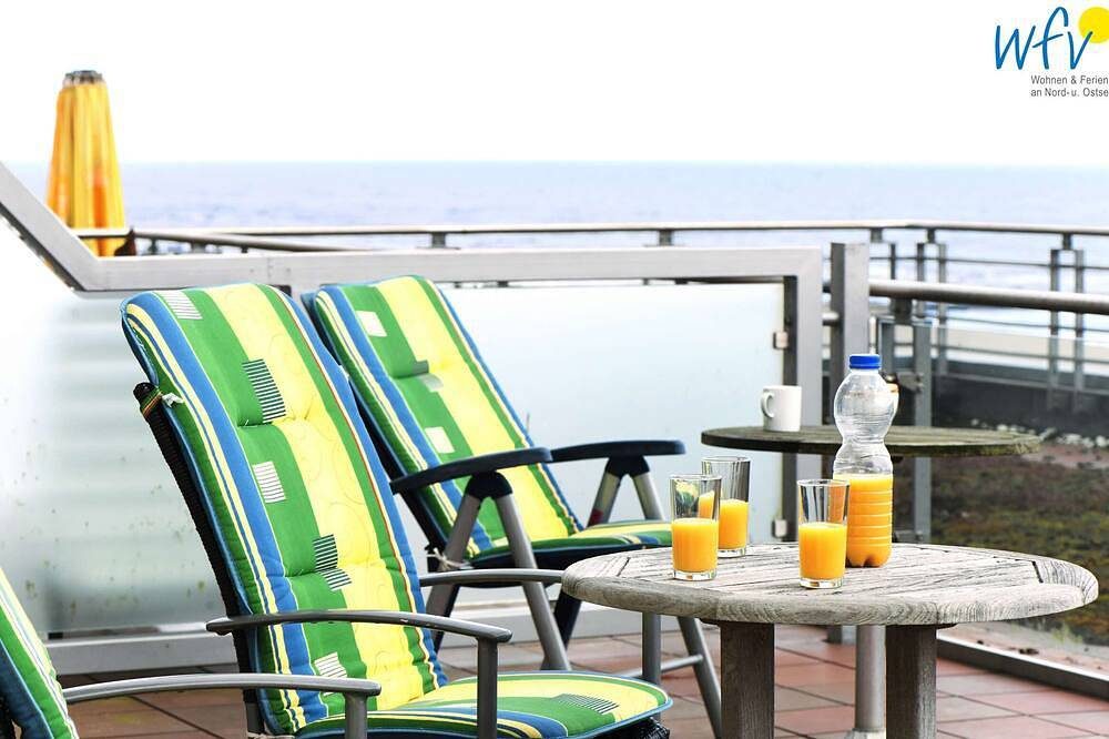 Familienfreundliche Ferienwohnung mit sonniger Dachterrasse und direktem Meerbli — Bild 3