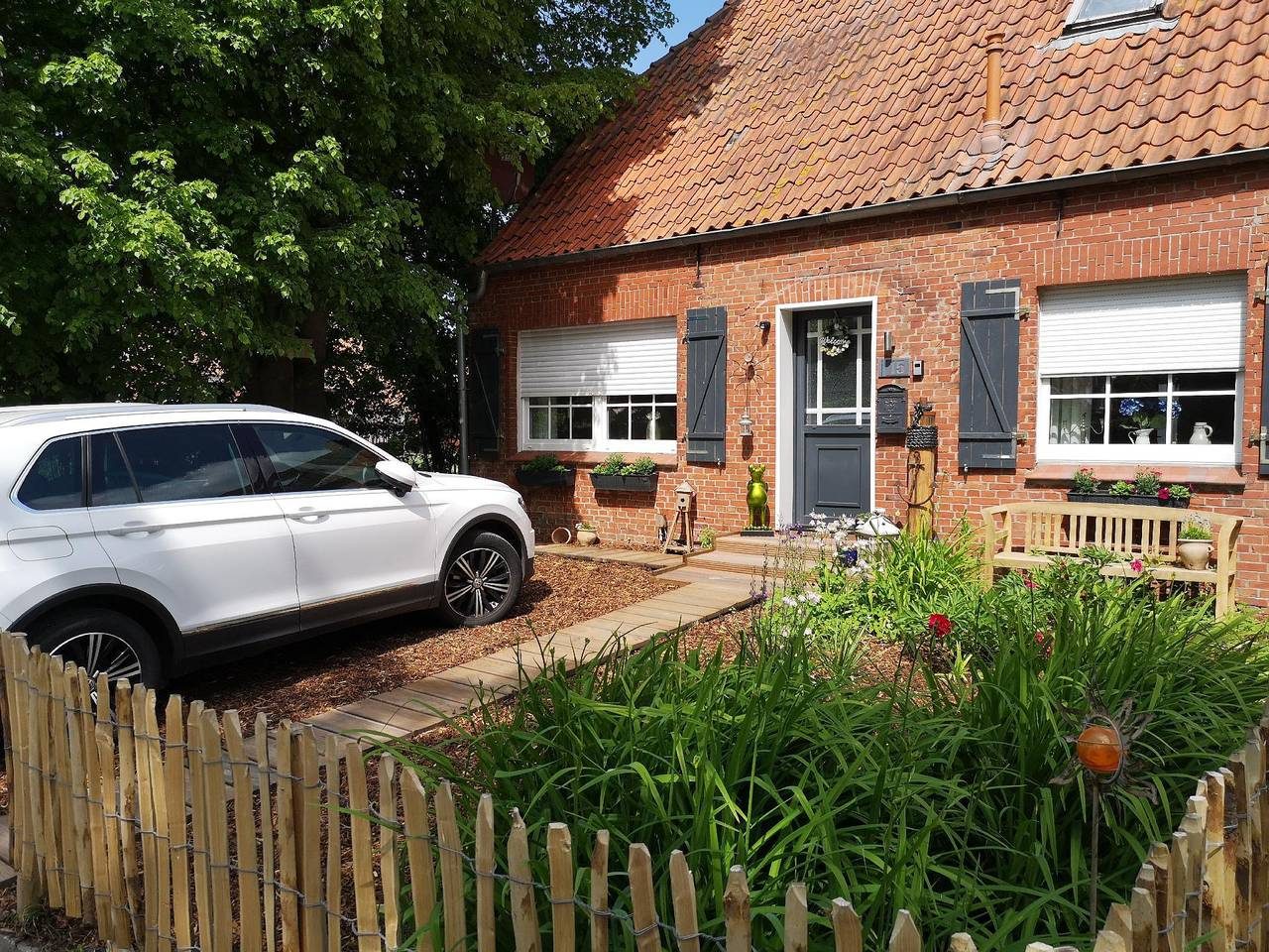 Tolles Ferienhaus in Hamswehrum mit Terrasse und Grill