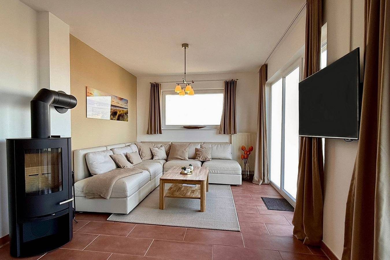 Tolles Penthouse mit 54 qm großer Dachterrasse, Meerblick, Sauna und Hot-Tub! — Bild 2