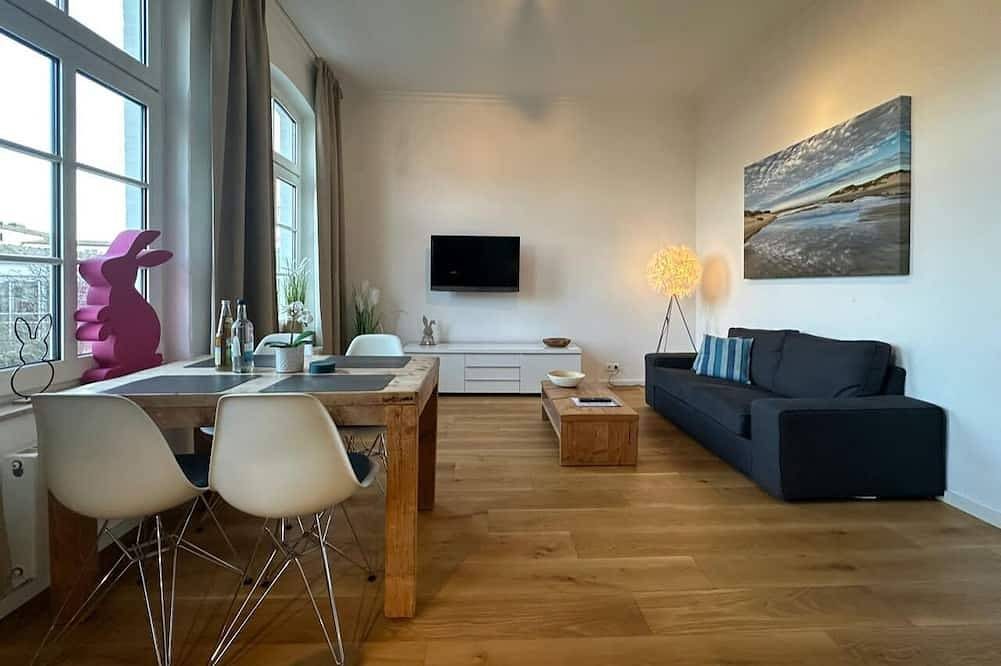 Die Ferienwohnung 3 im Haus Georg6 liegt im ersten Obergeschoss des Hauses und u