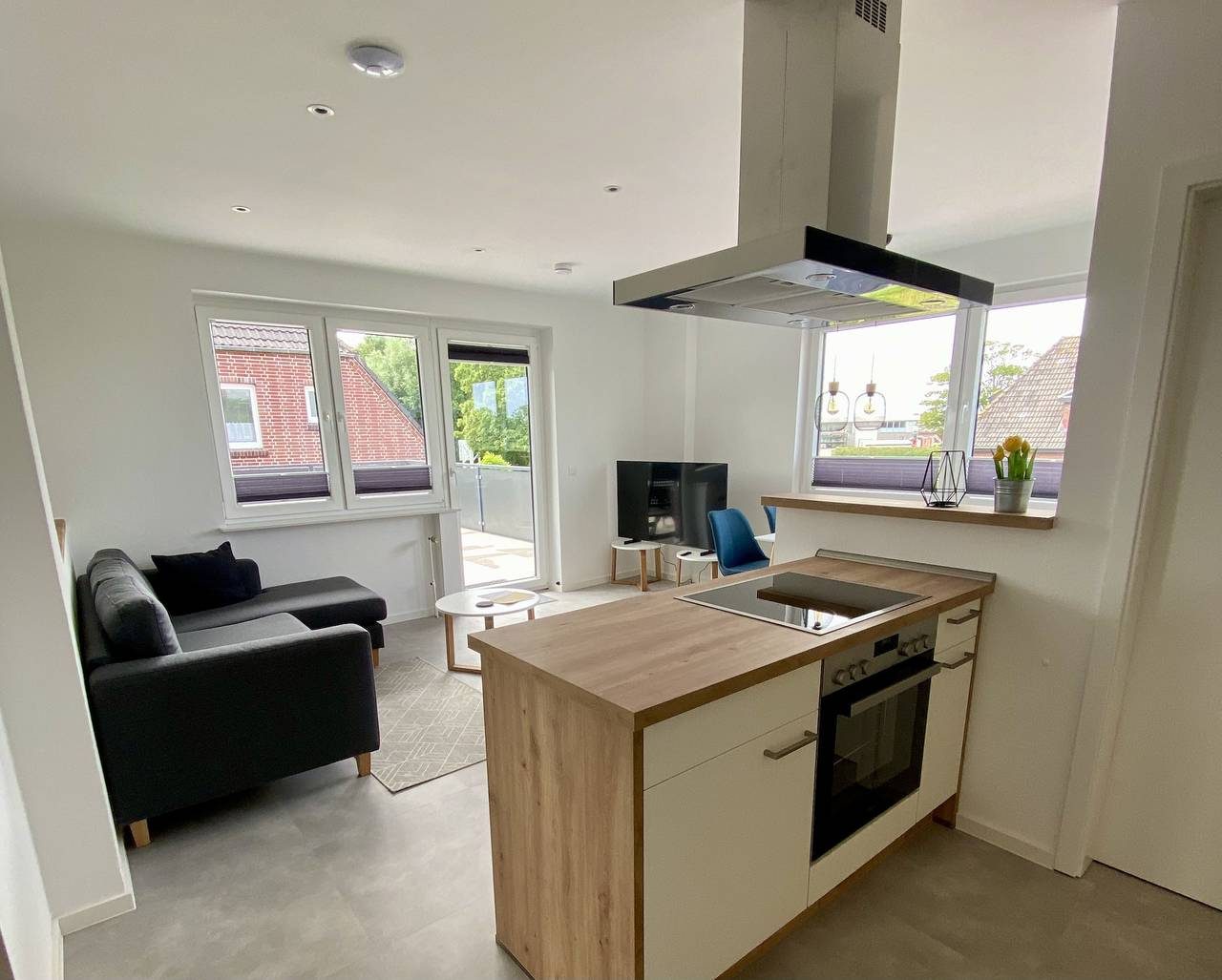 Ferienwohnung Strandkorb - Haus Seeschwalbe - Ferienwohnung Strandkorb mit 50qm, 1 Schlafzimmer, max. 2 Personen