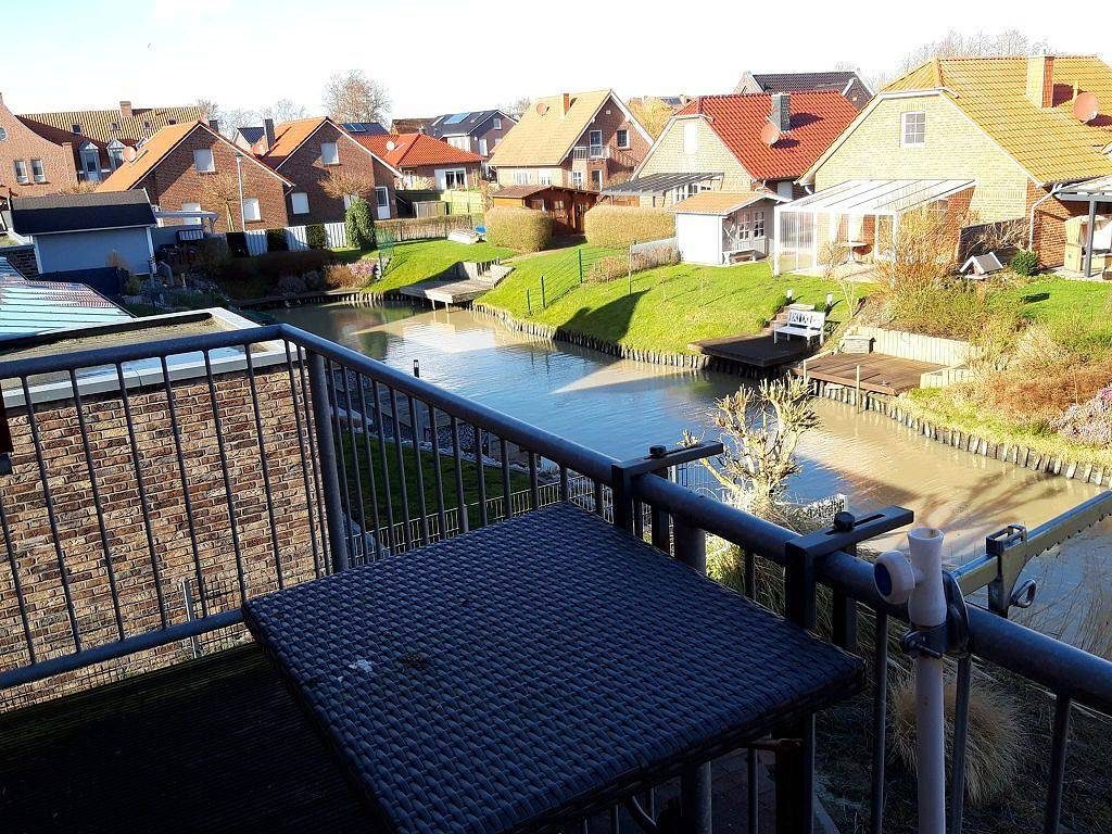 Schöne helle Ferienwohnung Silbermöwe Og direkt an den Greetsieler Grachten