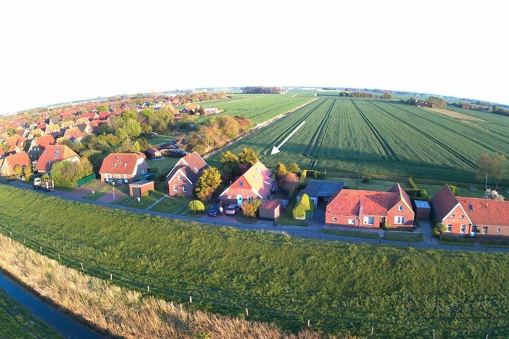 Nordseeküste, Sandstrand, Haushälfte mit Garten, Am Deich, Neu!