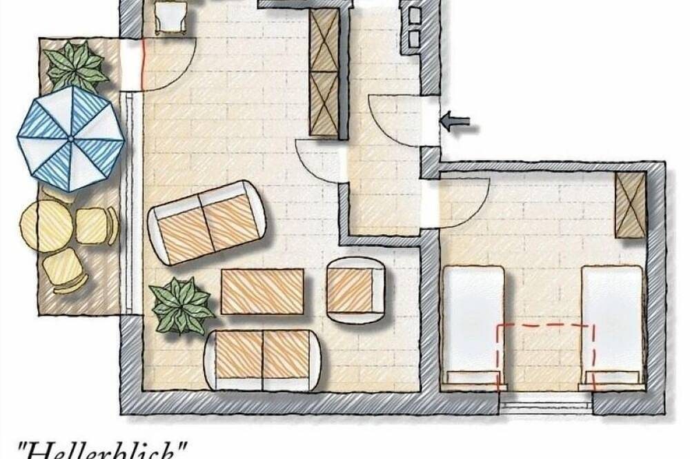 Ferienwohnung\/App. für 4 Gäste mit 45m² in Baltrum (165693) — Bild 4