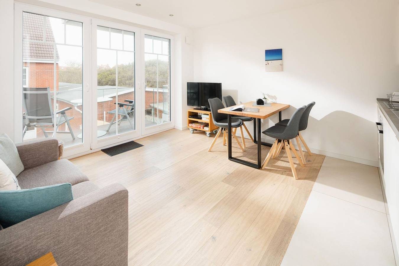 Moderne Ferienwohnung für 2 Personen, Neubau in Strandnähe — Bild 4