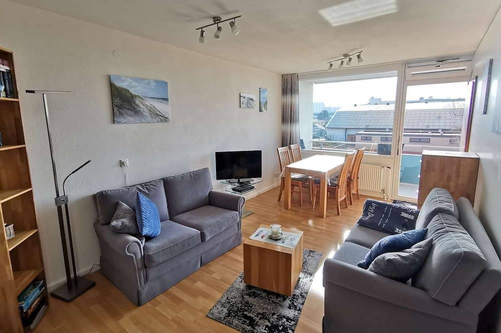 Borkum – Ferienwohnung mit Südbalkon für 4 Personen