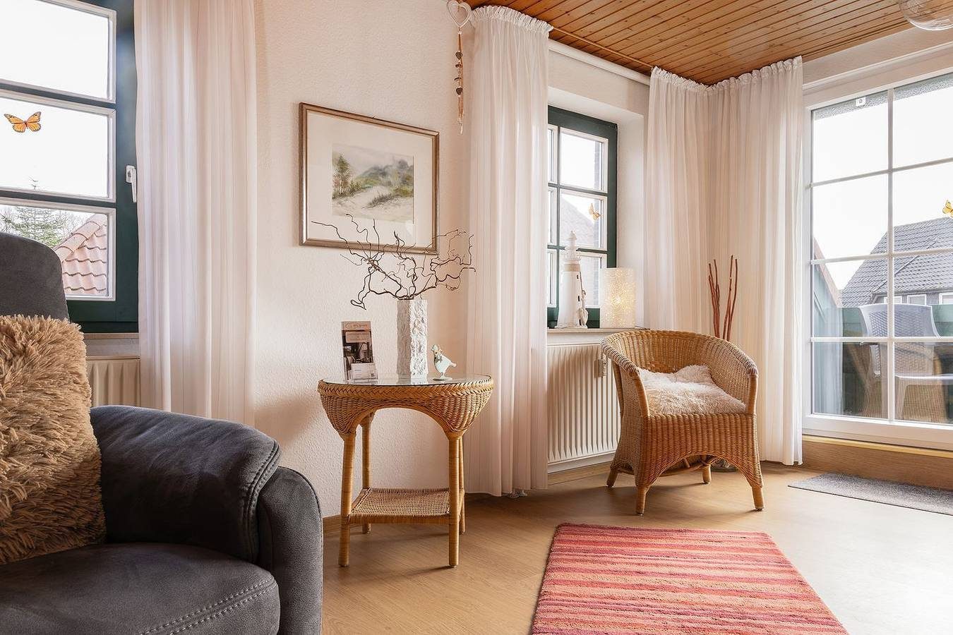 Dieses gemütlich eingerichtete und ruhig gelegene Ferienwohnung befindet im wunderschönen Fischerdorf Carolinensiel