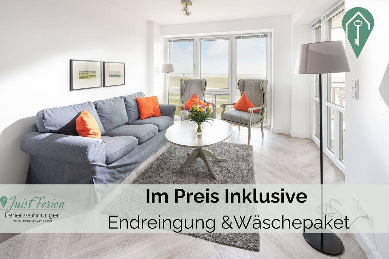 "Familienfreundliche Ferienwohnung auf Juist: Meerblick und Komfort pur!" — Bild 5