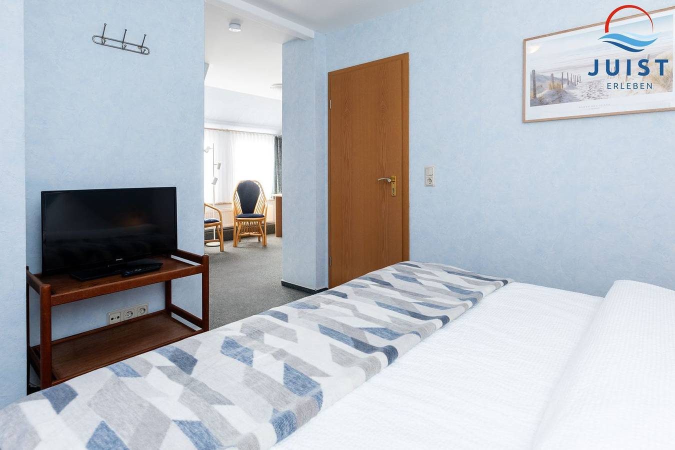 Entspannter Urlaub auf Juist: Gemütliches Zimmer nur 290 m vom Strand!