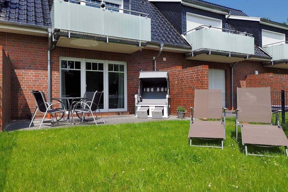 Fewo im Erdgeschoss für 2 Personen + Hund mit Terrasse und Garten in Norden