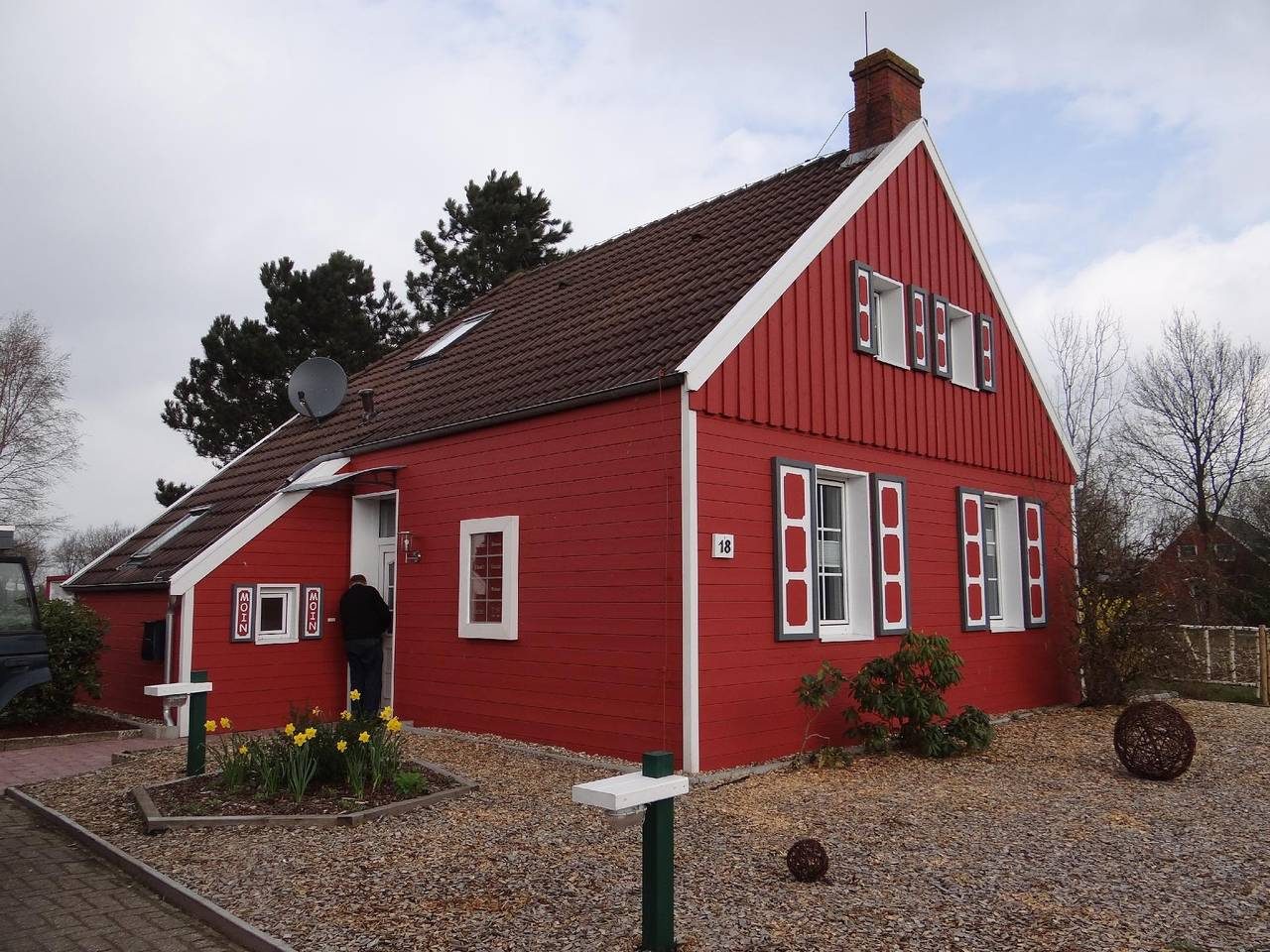 Das rote Haus  in Westoverledingen