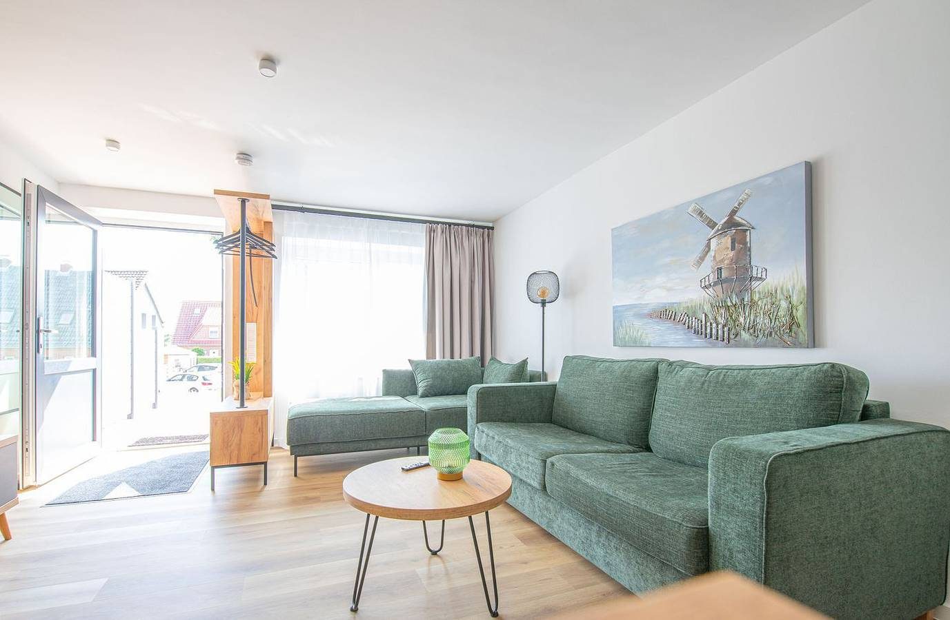 Gemütliche Ferienwohnung mit herrlichem Ausblick auf den Deich und die Umgebung — Bild 4