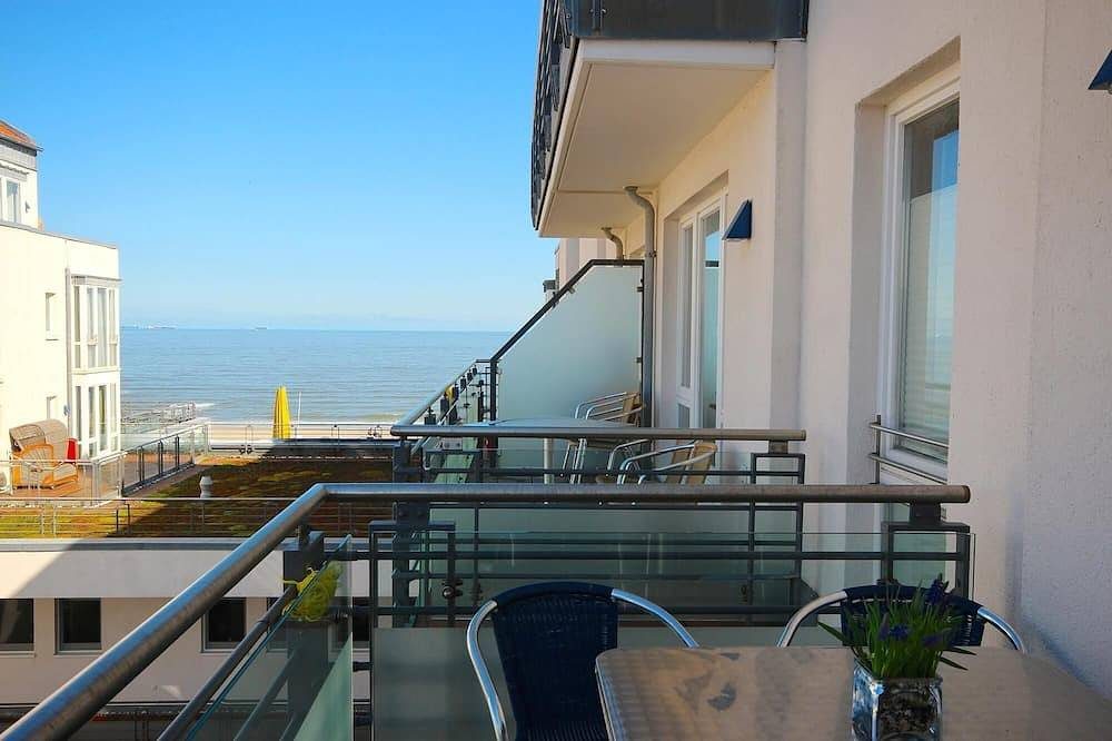 Tolles Ferienapartment mit Balkon mit Meerblick, Brandungsrauschen & Strandkorb — Bild 2