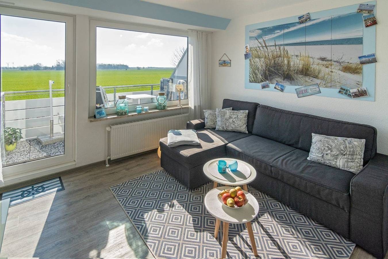 Moderne Ferienwohnung in Norddeich, Wlan, Einstellplatz, Waschmaschine — Bild 4