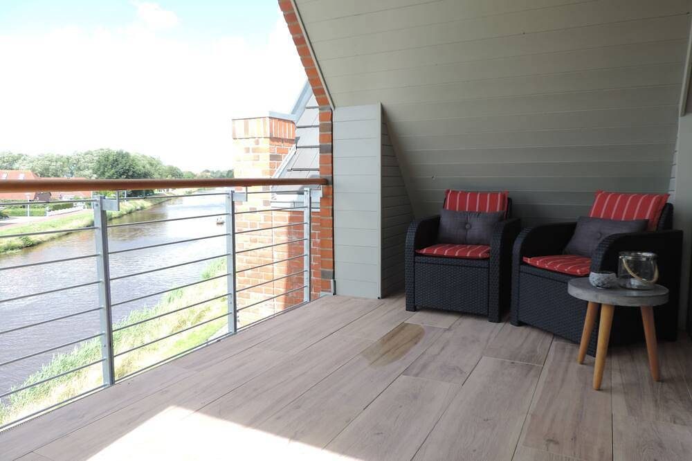 ? Penthaus an der Harle ? Einmalig schön wohnen direkt am Wasser + Sauna, Kamin — Bild 5