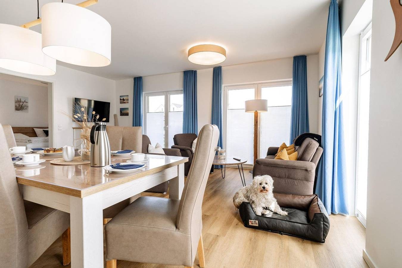 Ferienwohnung an der Nordsee – rollstuhlgerecht und mit eigener Sauna
