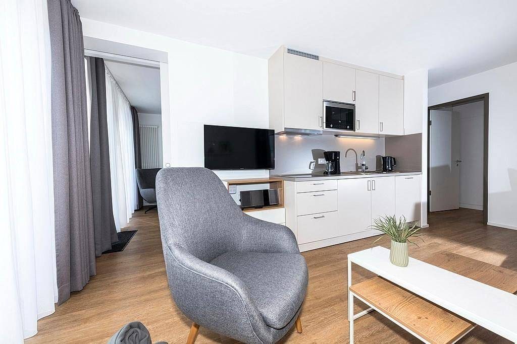 Tolles Ferienapartment in Strandnähe mit Süd-Ost-Terrasse & Saunabereich im Haus — Bild 2