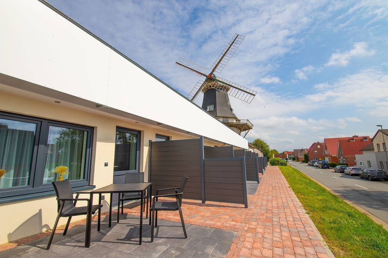Gemütliche Ferienwohnung mit herrlichem Ausblick auf den Deich und die Umgebung