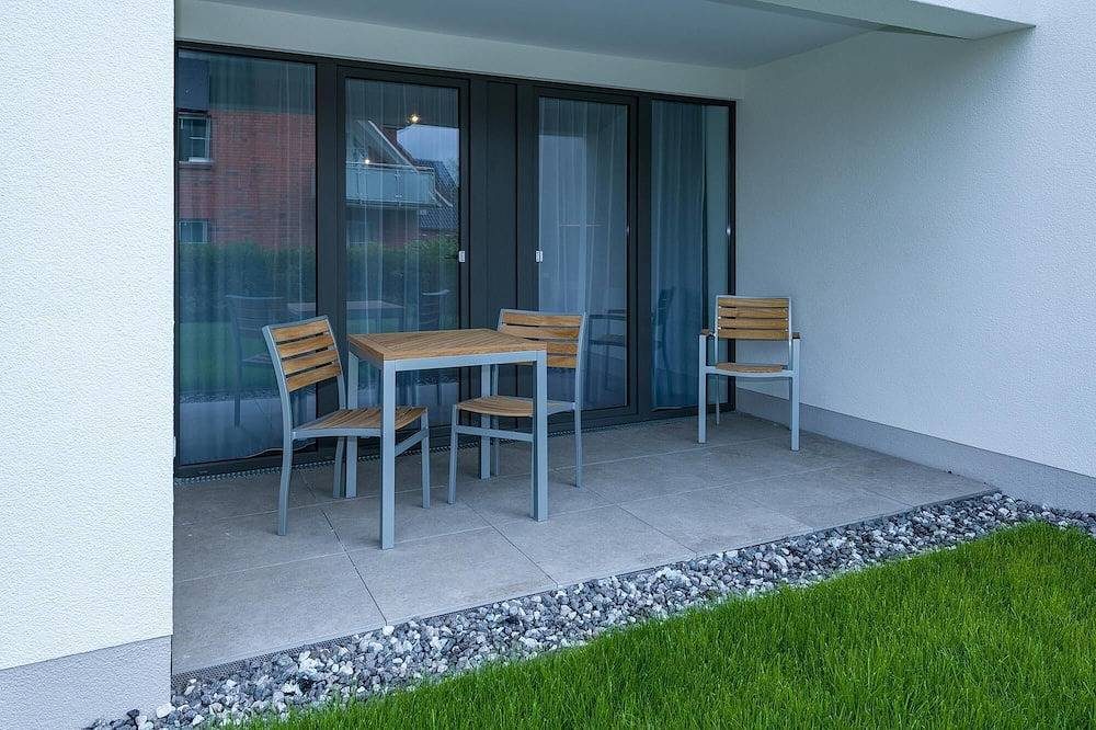 Strandnahes Apartment mit Terrasse inkl. Parkplatz, Schwimmbad- & Saunanutzung — Bild 2