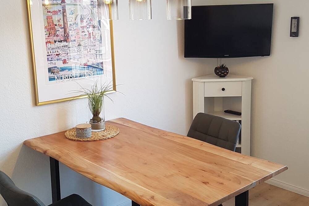 Frisch renovierte Ferienwohnung Heimathafen auf Borkum mit Panoramablick 2 Perso — Bild 5