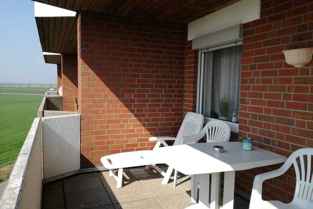 Unsere gemütliche Ferienwohnung im Appartementhaus Norderney ist ca. 40qm groß . — Bild 4