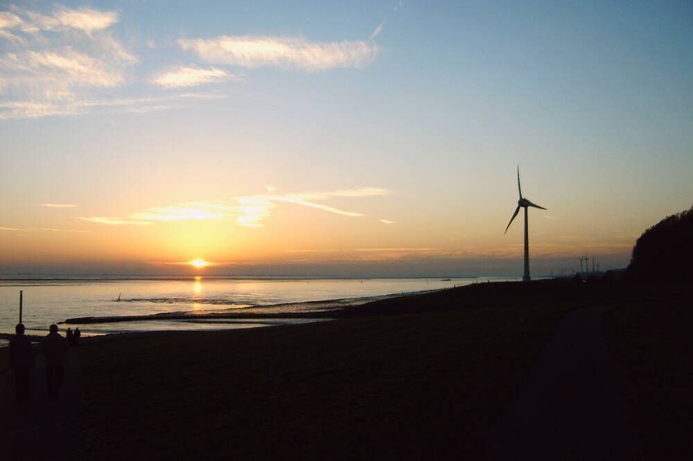 Erholung im Ferienhaus am Deich in Emden (Nordsee,Ostfriesland)