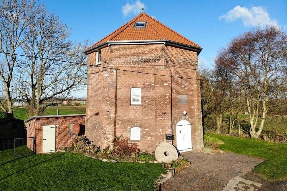 200 Jahre alte Windmühle als Ferienhaus nähe Greetsiel. Haustierfreundlich!
